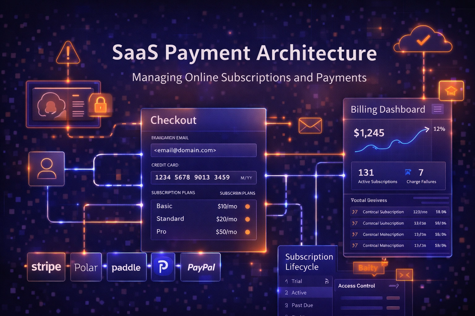 Arquitectura de pagos moderna para SaaS y marketplace