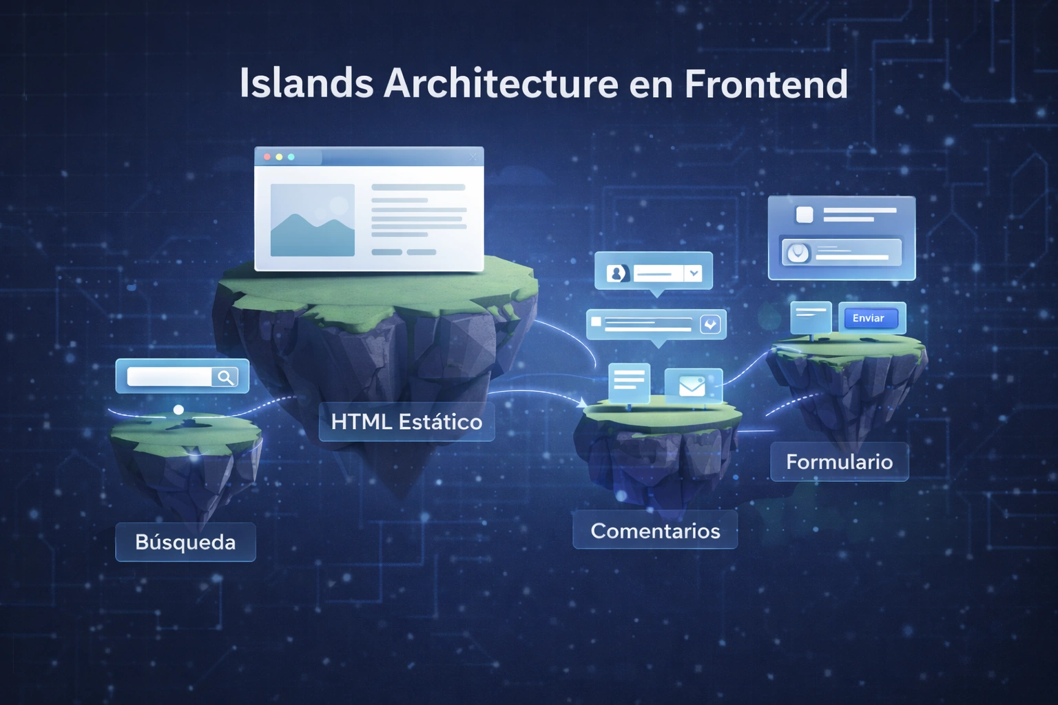 Islands Architecture: la arquitectura frontend que está cambiando cómo construimos sitios web