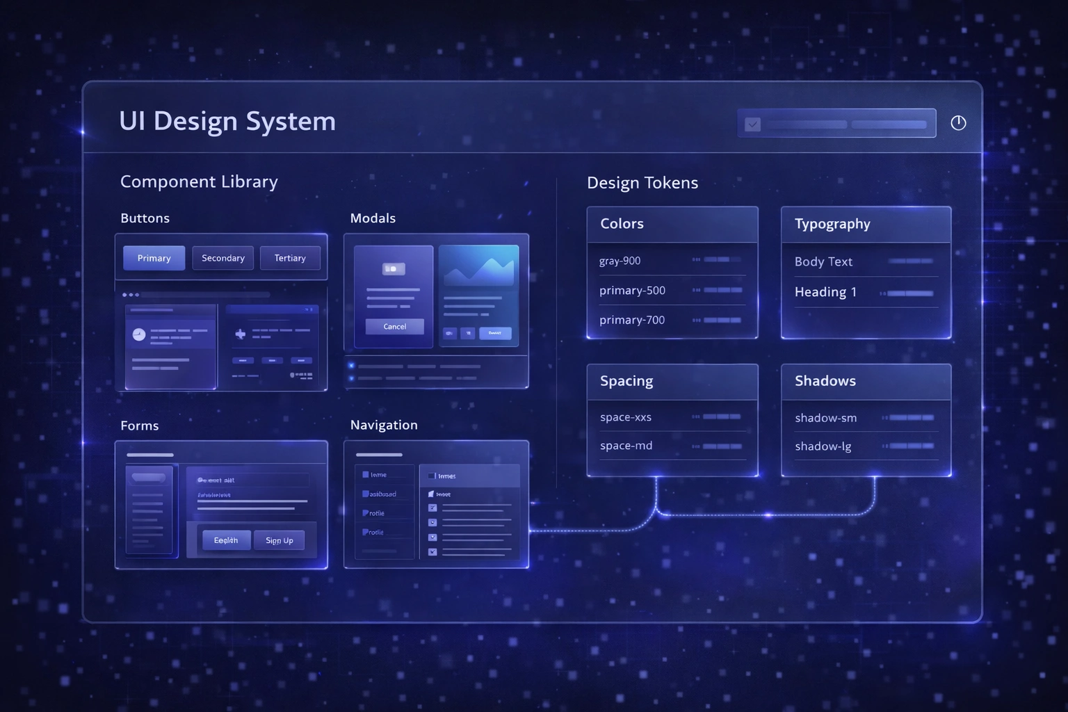 Imagen conceptual de design system